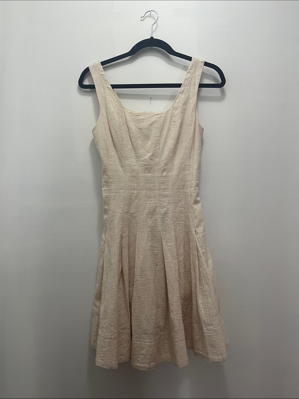Habitual Gorgeous Cream Sleeveless Fit-and-Flare Mini Dress